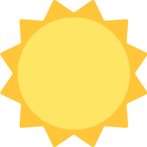 Black Sun With Rays Emoji