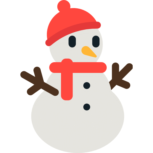 Snowman Without Snow Emoji