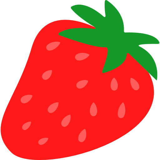 Strawberry Emoji