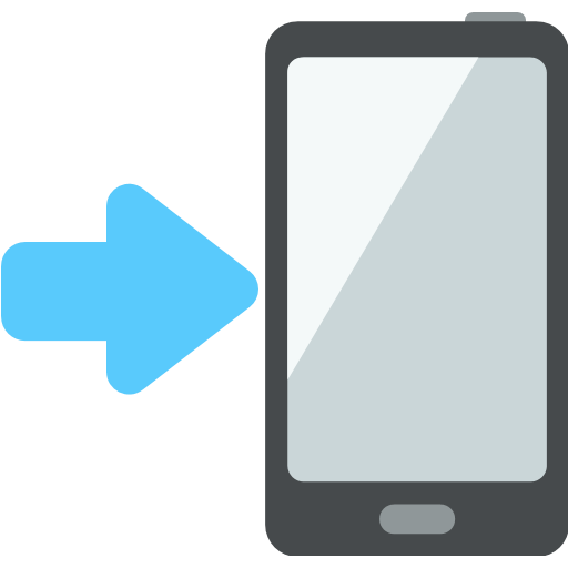 Mobile Phone With Rightwards Arrow At Left Emoji