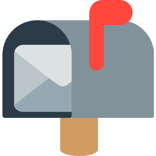 Open Mailbox With Raised Flag Emoji