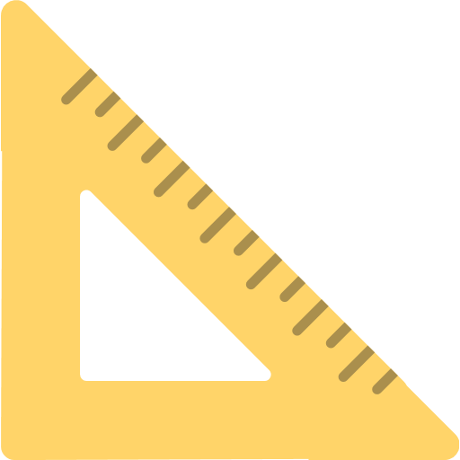 Triangular Ruler Emoji