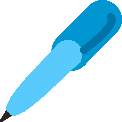 Lower Left Ballpoint Pen Emoji