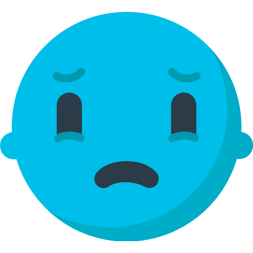 Worried Face Emoji