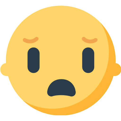 Frowning Face With Open Mouth Emoji