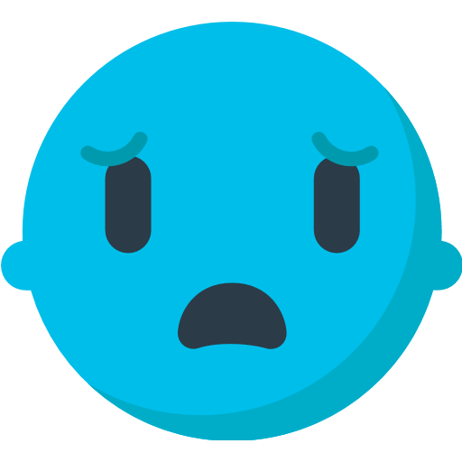 Anguished Face Emoji