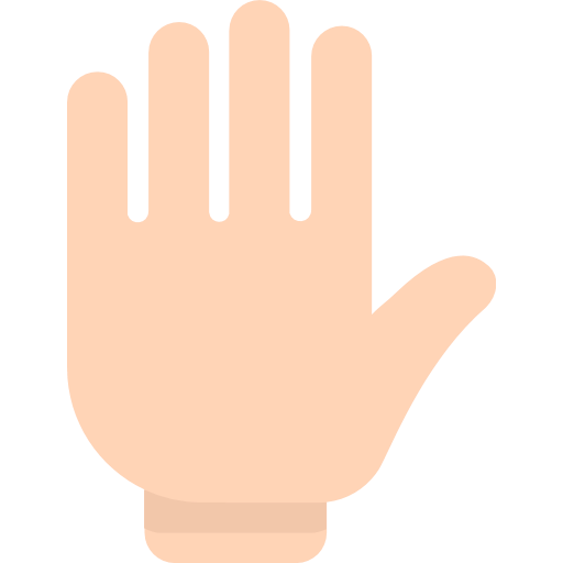 Raised Hand Emoji