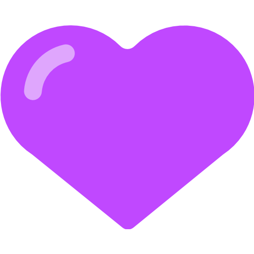 Purple Heart Emoji