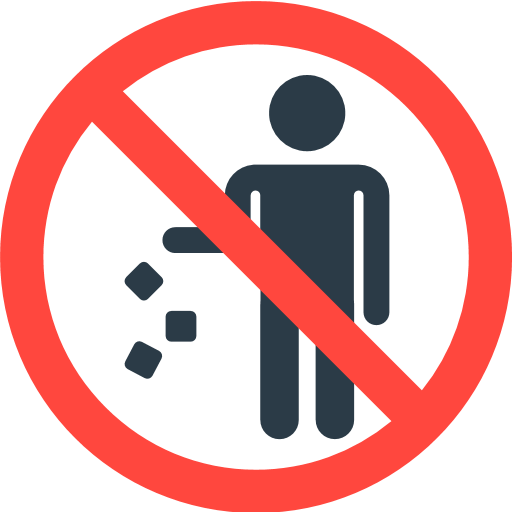 Do Not Litter Symbol Emoji