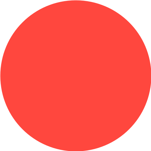 Large Red Circle Emoji