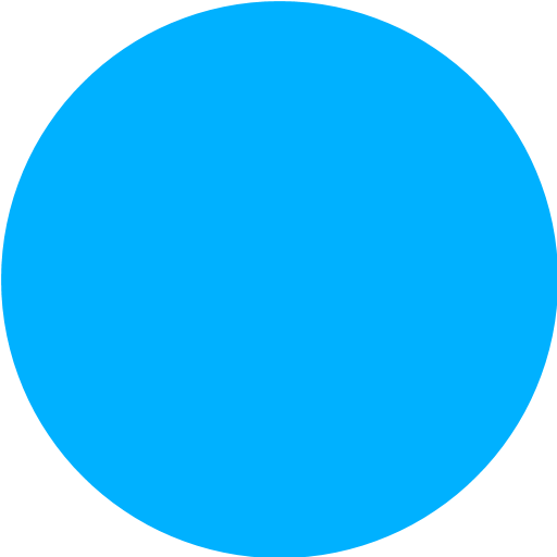 Large Blue Circle Emoji