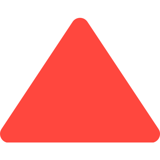 Up-pointing Red Triangle Emoji