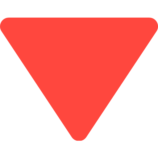 Down-pointing Red Triangle Emoji