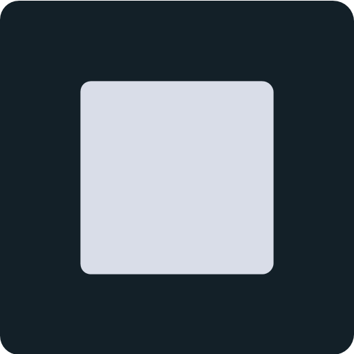 Black Square Button Emoji