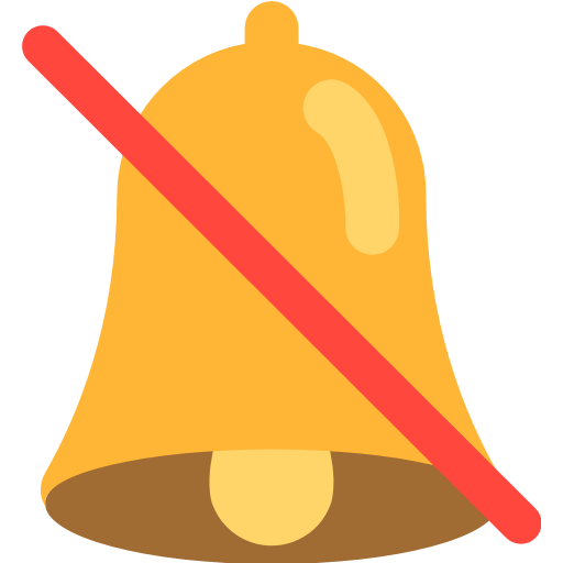 Bell With Cancellation Stroke Emoji