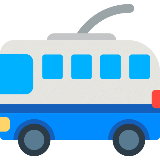 Trolleybus Emoji