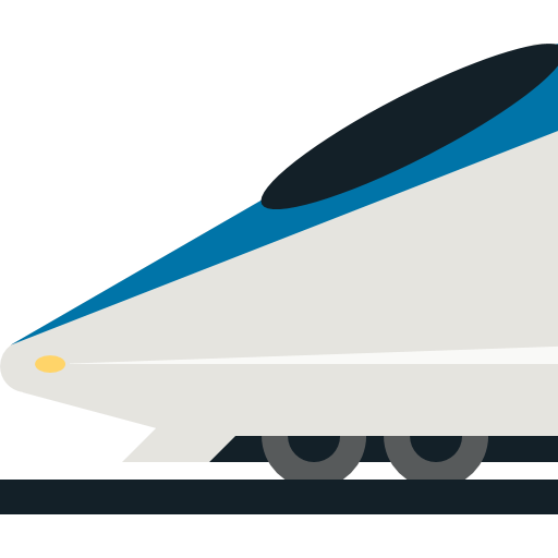 High-speed Train Emoji