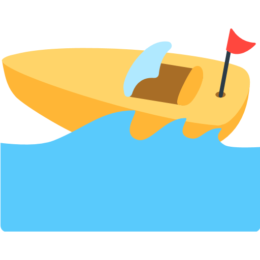 Speedboat Emoji