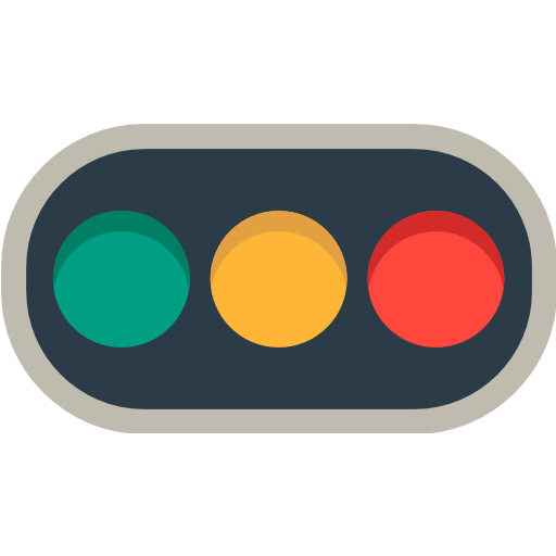 Horizontal Traffic Light Emoji