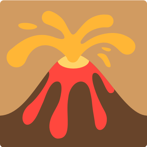 Volcano Emoji