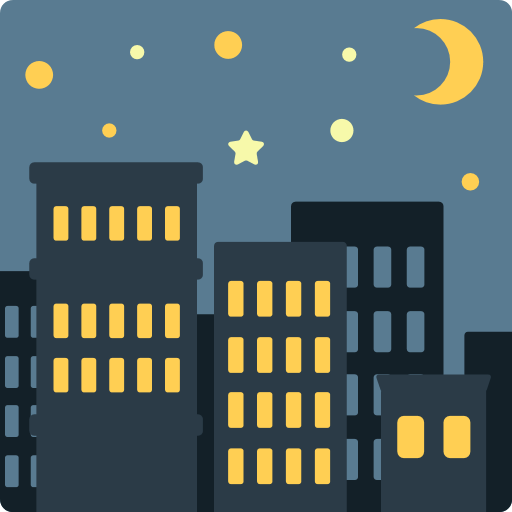 Night With Stars Emoji