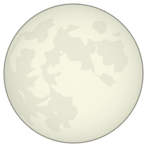 Full Moon Symbol Emoji