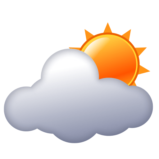 Sun Behind Cloud | ID#: 12517 | Emoji.co.uk