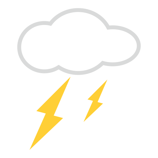 Lightning Cloud Emoji