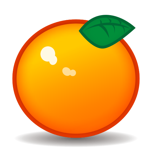 Tangerine Emoji