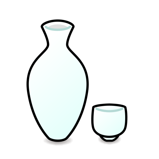 Sake Bottle And Cup Emoji