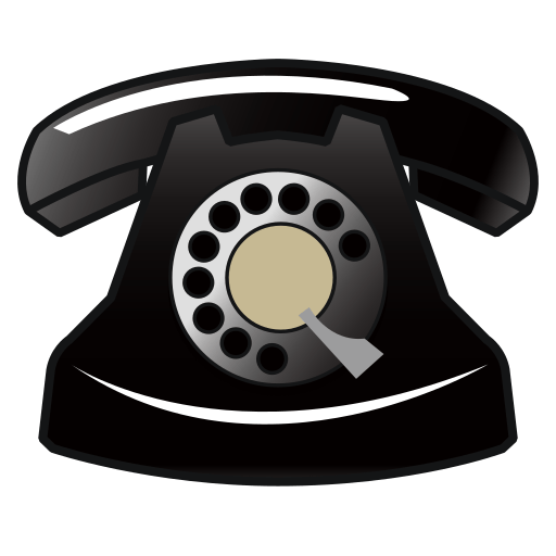 Black Telephone Emoji