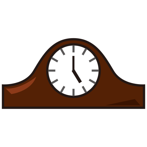Mantlepiece Clock Emoji