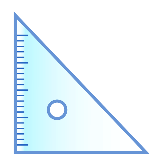 Triangular Ruler Emoji