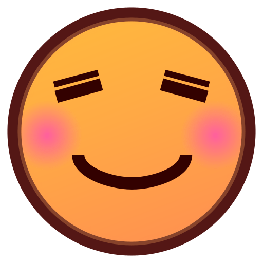 White Smiling Face Emoji