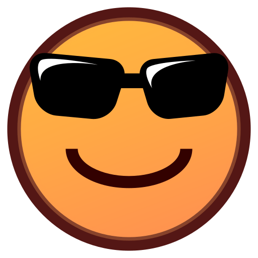 Smiling Face With Sunglasses Emoji