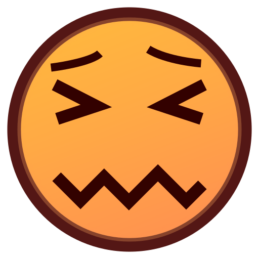 Confounded Face Emoji