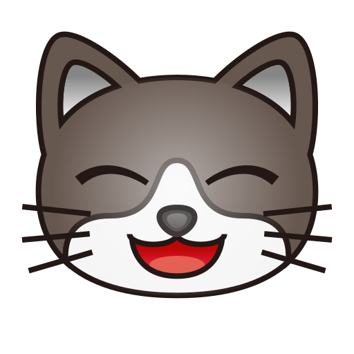 Grinning Cat Face With Smiling Eyes Emoji
