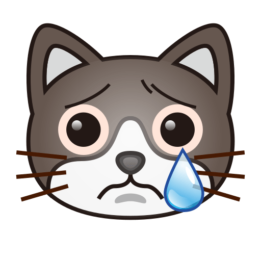 Crying Cat Face Emoji