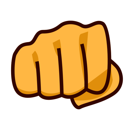 Fisted Hand Sign Emoji