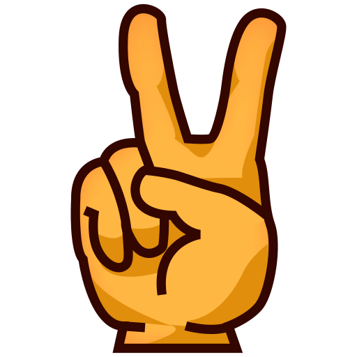 Victory Hand Emoji