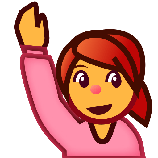 Happy Person Raising One Hand Emoji