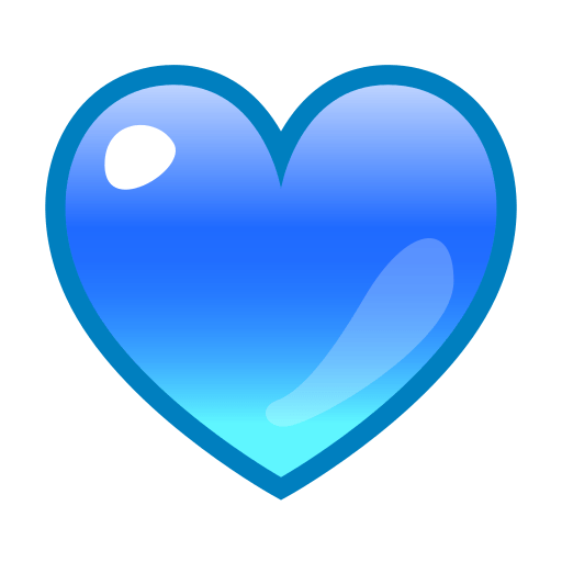 Blue Heart Emoji