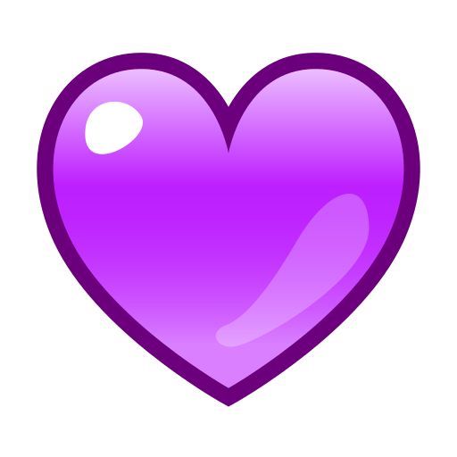 Purple Heart Emoji