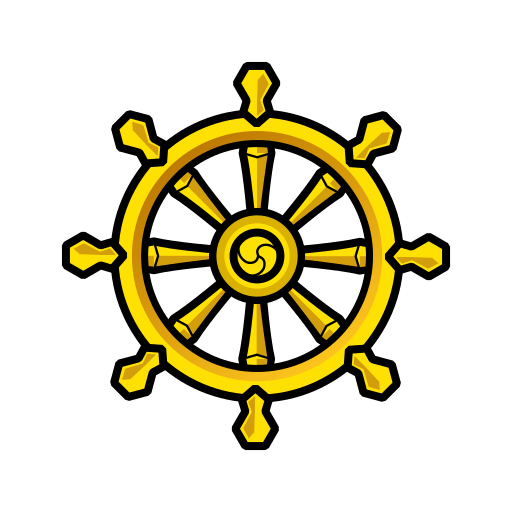 Wheel Of Dharma Emoji