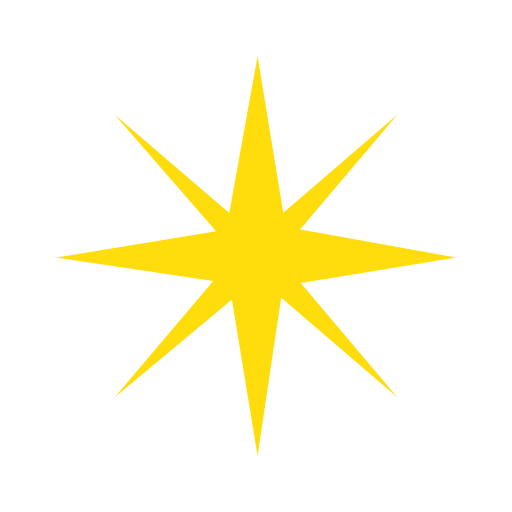 Eight Pointed Black Star Emoji