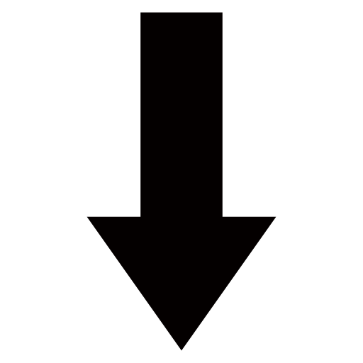 Downwards Black Arrow Emoji
