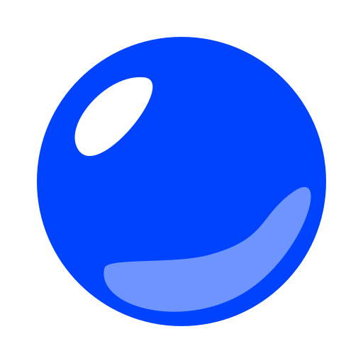 Large Blue Circle Emoji