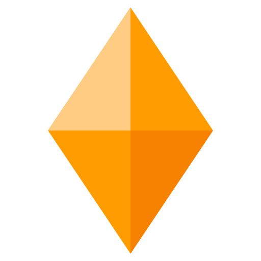 Large Orange Diamond Emoji