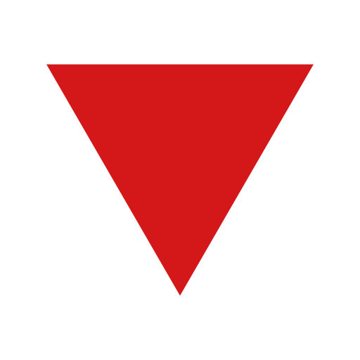 Down-pointing Red Triangle Emoji