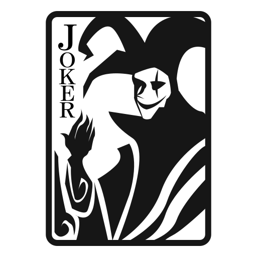 Playing Card Black Joker Emoji